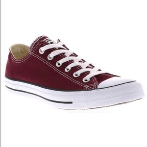 New In Box Converse All Star Ox Burgundy